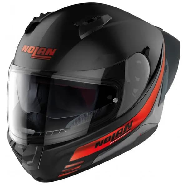 Nolan N60-6 Sport Outset 021 Flat Black Red Full Face Helmet Size L