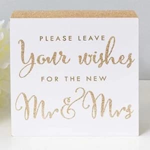 Always & Forever Guest Book Standing Block