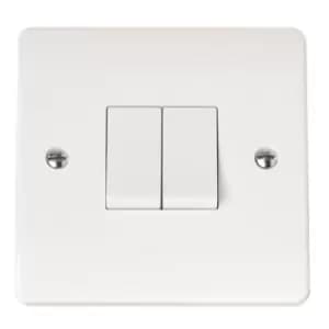 Mode 10AX 2 Gang 2 Way Light Switch - CMA012 - 217520
