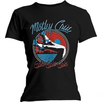 Motley Crue - Heels V.3. Ladies Medium T-Shirt - Black