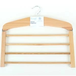 H and L Russel Russel H and L Russel 4-Tier Wooden Trouser Hanger