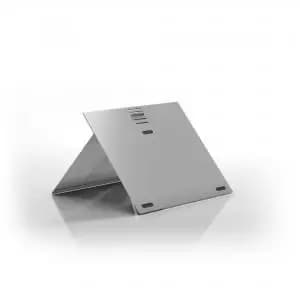 aero evo - Attachable Ultralight Laptop Stand - Natural Aluminium