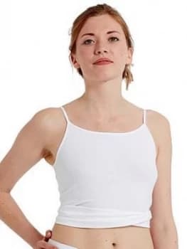 Pretty Polly Seamless Cami Vest - White