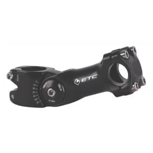 ETC Adjustable Ahead Stem Black 110mm x 25.4mm x 1 1/8