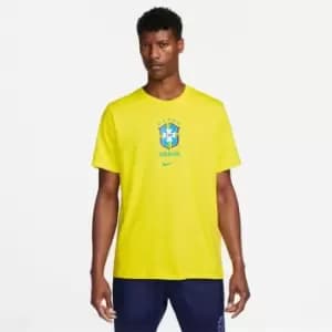 Nike M Nk Crest WC22 Tee - Yellow