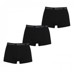 Gant 3 Pack Trunks - Black