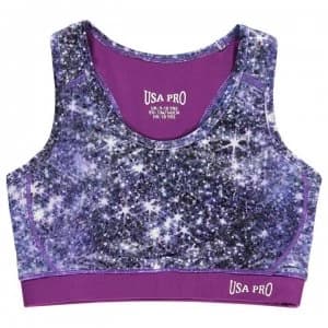 USA Pro Fitness Crop Top Junior Girls - Sparkle Print