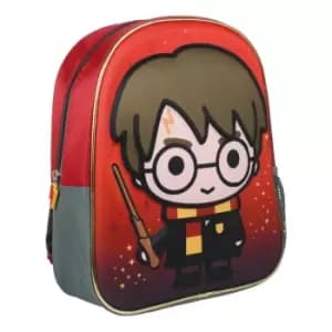 Harry Potter Childrens/Kids 3D Backpack (One Size) (Red/Grey/Black)