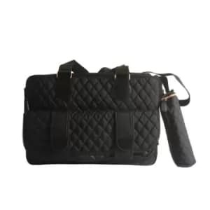 My Babiie Billie Faiers Black Quilted Deluxe Baby Changing Bag