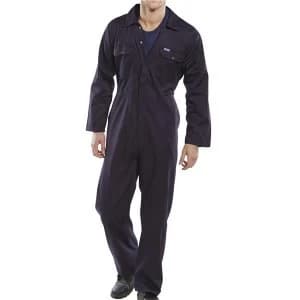 Click Workwear Regular Boilersuit Navy Blue Size 42 Ref RPCBSN42 Up to