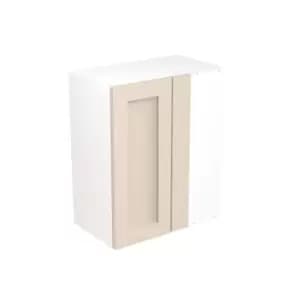 KitchenKIT Shaker 60cm Blind Corner Wall Unit - Matt Cashmere