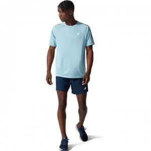 Asics Icon Short Sleeve Tee Mens - Smoke Blue