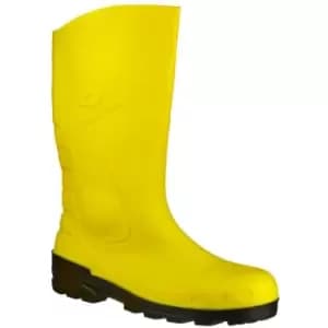 Dunlop Devon Full Safety Wellington Yellow/Black - 10