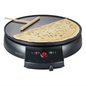 Breville VTP130 1000W Traditional Crepe and Pancake Maker - Black