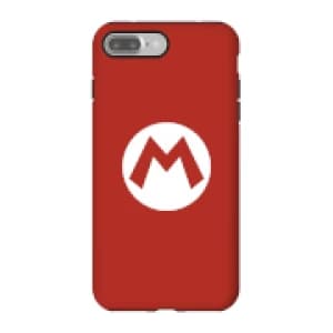 Nintendo Super Mario Mario Logo Phone Case - iPhone 7 Plus - Tough Case - Gloss