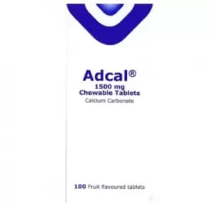 Adcal Tutti Frutti Chewable 100 Tablets 1500MG