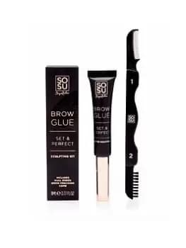 SOSU Cosmetics Brow Glue Sculpting Kit, One Colour, Women