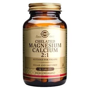 Solgar Chelated Magnesium Calcium 21 Tablets 90 tablets