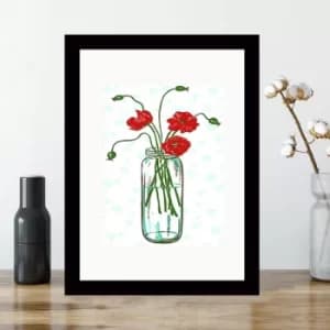 SC2608350234 Multicolor Decorative Framed MDF Painting