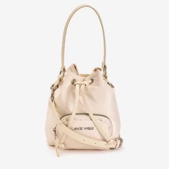 Jack Wills Mini Drawstring Bag - Cream