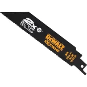 DEWALT Extreme 2X Life Metal Cutting Reciprocating Saw Blades 305mm Pack of 5