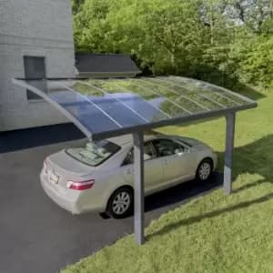 Palram - Canopia Arizona Breeze Single Carport - Grey