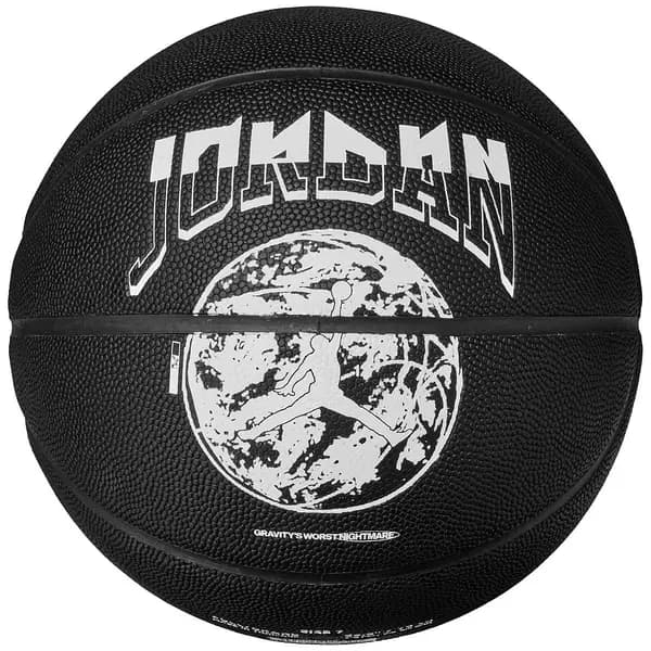 Jordan Ultimate 2.0 8p Graphic Basketball, Black/black/black/white