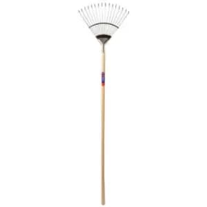 Spear and Jackson Neverbend Stainless Steel Flexo Lawn Rake