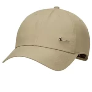 Nike Nsw H86 Metal Swoosh Cap, Neutral Olive/Metallic Silver, Unisex, Headwear, 943092-276