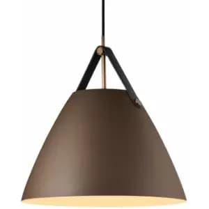 Nordlux Strap 36cm Dome Pendant Ceiling Light Beige, E27