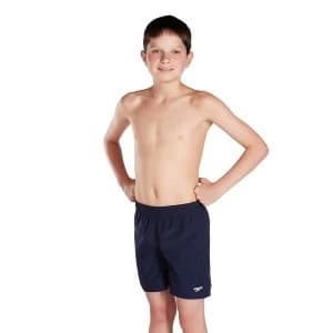 Speedo Boys Solid Leisure Shorts 15 Large Junior - Navy