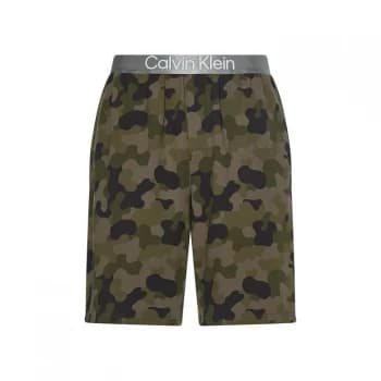 Calvin Klein Galvanized Camo Short - Camo Army Green
