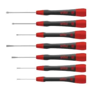 Jeu tournevis de mecanique de precision 260 PK 701 7 pieces fente/PH WIHA