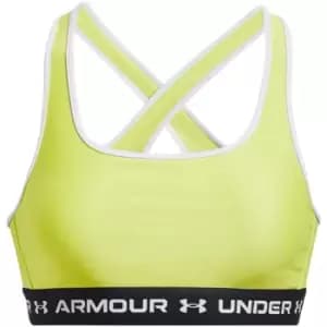 Under Armour Medium Support Crossback Bra Womens - Yellow