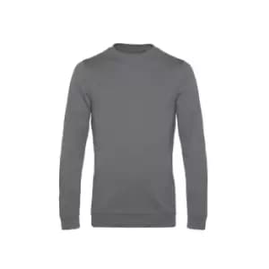 B&C Mens Set In Sweatshirt (2XL) (Elephant Grey)