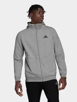 adidas Essentials4gameday Full-zip Hoodie, Black Size XL Men