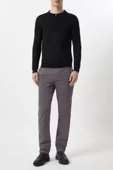 Slim Fit Charcoal Chino Trousers