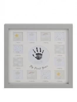 Celebrations Multi Aperture Frame Grey With Ink Pad