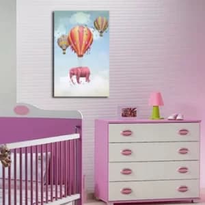 4570CO-3 Multicolor Decorative Canvas Painting