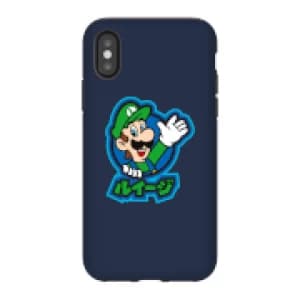 Nintendo Super Mario Luigi Kanji Phone Case - iPhone X - Tough Case - Gloss