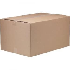28772 Storage Box Brown 10 Pieces