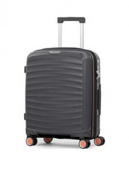 Rock Luggage Sunwave NT56901 8 Wheel Cabin Charcoal Suitcase