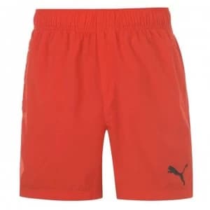 Puma Football Training Shorts Mens - Red/Black