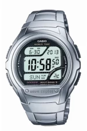Mens Casio Wave Ceptor Alarm Chronograph Radio Controlled Watch WV-58RD-1AEF