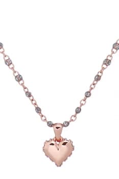 Ted Baker Saraah Sparkle Heart Enamel Chain Pendant TBJ2729-24-138