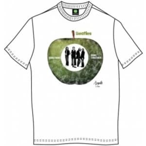 The Beatles Something/Come Together Mens Wht TS: Small