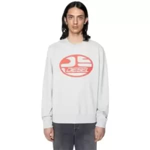 Diesel Round Logo Crew Neck Sweater Mens - Black