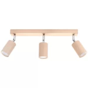 Sollux Ceiling Lamp Berg 3 Wood