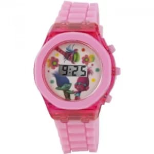 Childrens Character Trolls LCD Watch