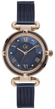 Gc Womens CableChic Blue Mesh/Bracelet Blue Dial Watch